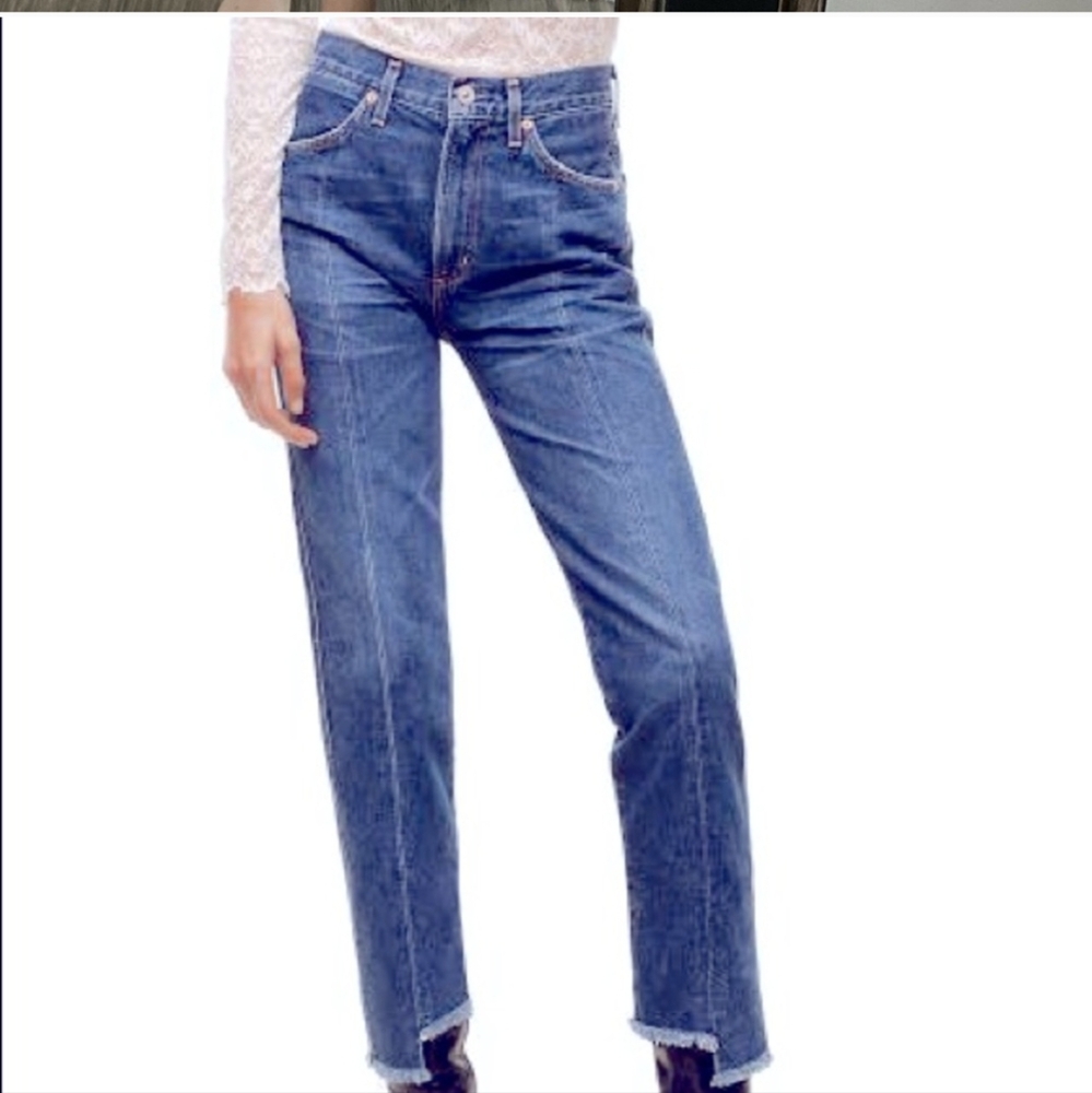 Aritzia / COh citizens collab liv straight crop jean sz 27 - Picture 1 of 9